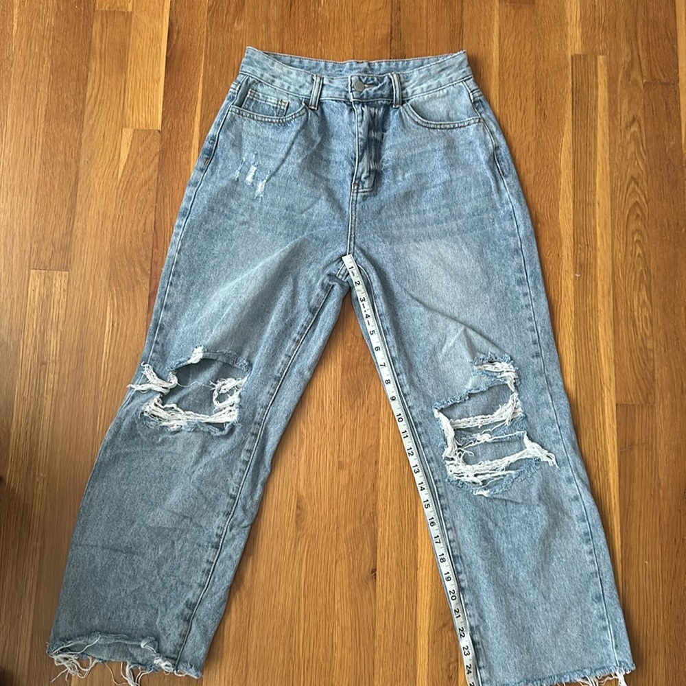 Shein distressed jeans